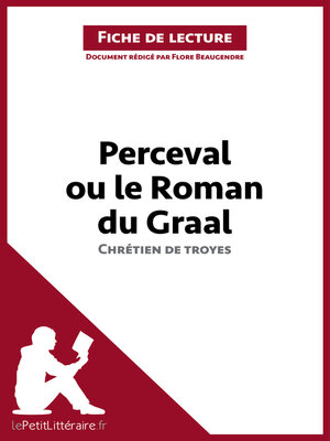 cover image of Perceval ou le Roman du Graal de Chrétien de Troyes (Fiche de lecture)